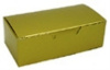 7 1/8 x 3 3/8 x 2 (1 lb.) GOLD Candy Box - 1 Piece (Qty 25)